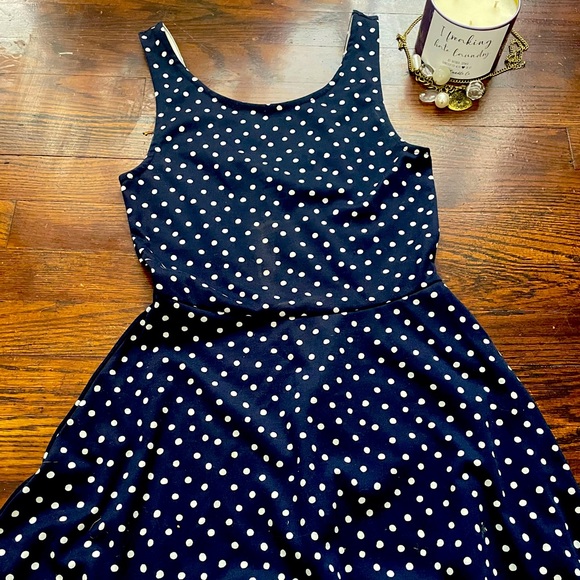 H&M Dress Navy Blue - Picture 2 of 3